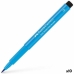 Felt-tip pens Faber-Castell Pitt Artist Enamel Blue (10 Units)