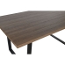 Mesa de Comedor Home ESPRIT Marrón Negro Hierro Madera MDF 160 x 90 x 75 cm