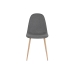 Krzesło do Jadalni Home ESPRIT Ciemny szary Jasnobrązowy 44 x 51,5 x 90,5 cm