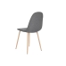 Krzesło do Jadalni Home ESPRIT Ciemny szary Jasnobrązowy 44 x 51,5 x 90,5 cm