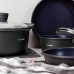 Casserole with glass lid 3 Claveles Blue Black 6,7 l 28 x 12,5 cm