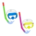 Bestway Ensemble Masque et Tube Junior Valve de Purge Couleur Assortie +7 Ans Plage et Piscine 24032