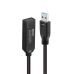 Cablu USB LINDY 43376 Negru 10 m (1 Unități)