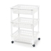 Vegetable trolley Tontarelli Mito 3 Plastic White 40 x 29 x 62 cm (12 Units)