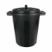 Balde de Lixo Dem 70 L Preto 56 x 45 x 60 cm (3 Unidades)