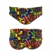 Heren Slips Turbo Africa Skin Geel Multicolour