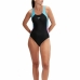 Fato de Banho Mulher Speedo Colourblock Splice Preto