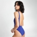 Costume da Bagno Donna Nike U-Back One Piece Azzurro