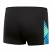 Costumul de Baie Boxer Pentru Copii Speedo Allover Digi V-Cut Negru