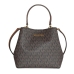 Bolsa Mulher Michael Kors PRATT-BROWN Castanho 18 X 16 X 9 CM