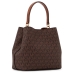 Bolsa Mulher Michael Kors PRATT-BROWN Castanho 18 X 16 X 9 CM