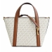 Damen Handtasche Michael Kors PRATT VANILLA Grau 18 x 18 x 10 cm