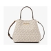 Bolso Mujer Michael Kors PRATT-VANILLA Gris 18 x 18 x 10 cm