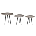 Jeu de 3 tables Home ESPRIT Aluminium