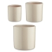 Krukset Ibergarden Cylinder Ø 14 cm Ø 22 cm Ø 17 cm 3 Delar (3 Delar) (3 antal)