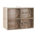 Ensemble de 4 mugs Home ESPRIT Multicouleur