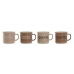 Набор из 4 кружек Mug Home ESPRIT Разноцветный