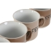 Juego de 4 Tazas Mug Home ESPRIT Multicolor