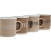 Ensemble de 4 mugs Home ESPRIT Multicouleur