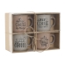 Set di 4 Tazze Mug Home ESPRIT Multicolore Gres