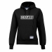 Sudadera con Capucha Sparco S01316NR2M Negro Mujer