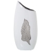 Vaso Alexandra House Living Bianco Argentato Ceramica 12 x 18 x 36 cm