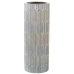 Vase Alexandra House Living Grau Gold aus Keramik 13 x 13 x 34 cm