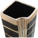 Vază Alexandra House Living Negru Auriu* Ceramică 13 x 13 x 32 cm