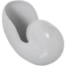 Vaso Alexandra House Living Bianco Ceramica Conchiglia 25 x 21 x 13 CM