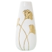 Vaas Alexandra House Living Wit Gouden Keramisch Blommor 16 x 17 x 33 cm