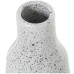 Vase Alexandra House Living Hvid Sølvfarvet Keramik 13 x 13 x 37 cm