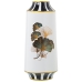 Vase Alexandra House Living Blanc Noir Céramique Fleurs 15 x 15 x 30 cm