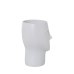 Vase Alexandra House Living Blanc Céramique Visage 12 x 12 x 22 cm