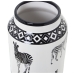 Vaso Alexandra House Living Branco Cerâmica Zebra 18 x 18 x 36 cm