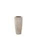 Vase Alexandra House Living Hvid Beige Keramik Striber 17 x 17 x 37 cm