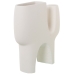 Vase Alexandra House Living Ecru Keramik Abstrakt 12 x 36 x 36 cm