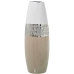 Vase Alexandra House Living Hvid Beige Keramik 11 x 11 x 33 cm