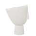 Vaso Alexandra House Living Ecru Cerâmica Face 27 x 27 x 36 cm