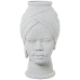 Vase Alexandra House Living Hvit Keramikk Afrikansk dame 18 x 18 x 29 cm