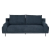 Dreisitzer-Sofa Blau Holz 216 x 86 x 90 cm