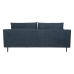 Dreisitzer-Sofa Blau Holz 216 x 86 x 90 cm