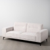 3 personers sofa Flødefarvet Træ 220 x 87 x 85 cm