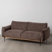 3-mans soffa Brun Trä 210 x 89 x 86 cm