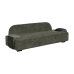 Sofa Groen Hout Foam 222 x 92 x 70 cm