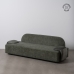 Sofa Grøn Træ Foam 222 x 92 x 70 cm