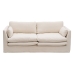 3-mans soffa Beige Viskos 224 x 100 x 94 cm