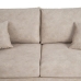 Sofa Beige Fibre Pine Foam rubber 206 x 88 x 100 cm