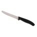 Knife Set Quttin Black Silver 6 Pieces 21,2 cm (12 Units)