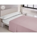 Sábana Encimera Happy Home LISOS COTTON Malva Cama de 150 Cama de 150/160