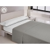 Sábana Encimera Happy Home LISOS COTTON Gris Cama de 150 Cama de 150/160